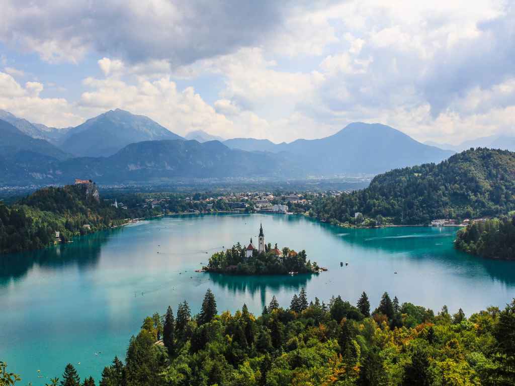 The stunning Lake Bled, Slovenia